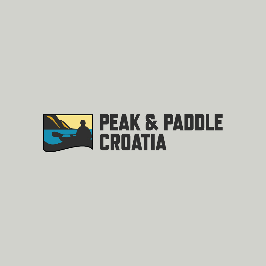 Peak and Paddle Croatia Logo Design