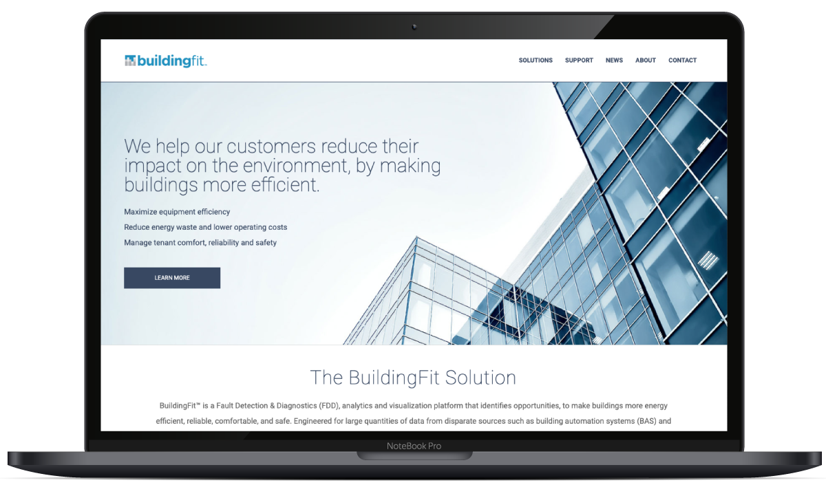 Responsive Web Design | BuildingFit building automation and efficiency analytics software