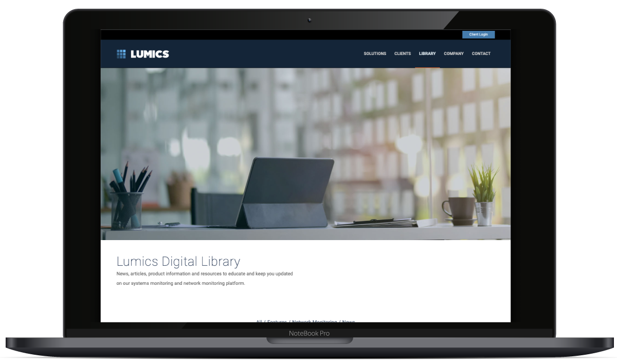 Responsive Web Design | Lumics network and systems automation platform